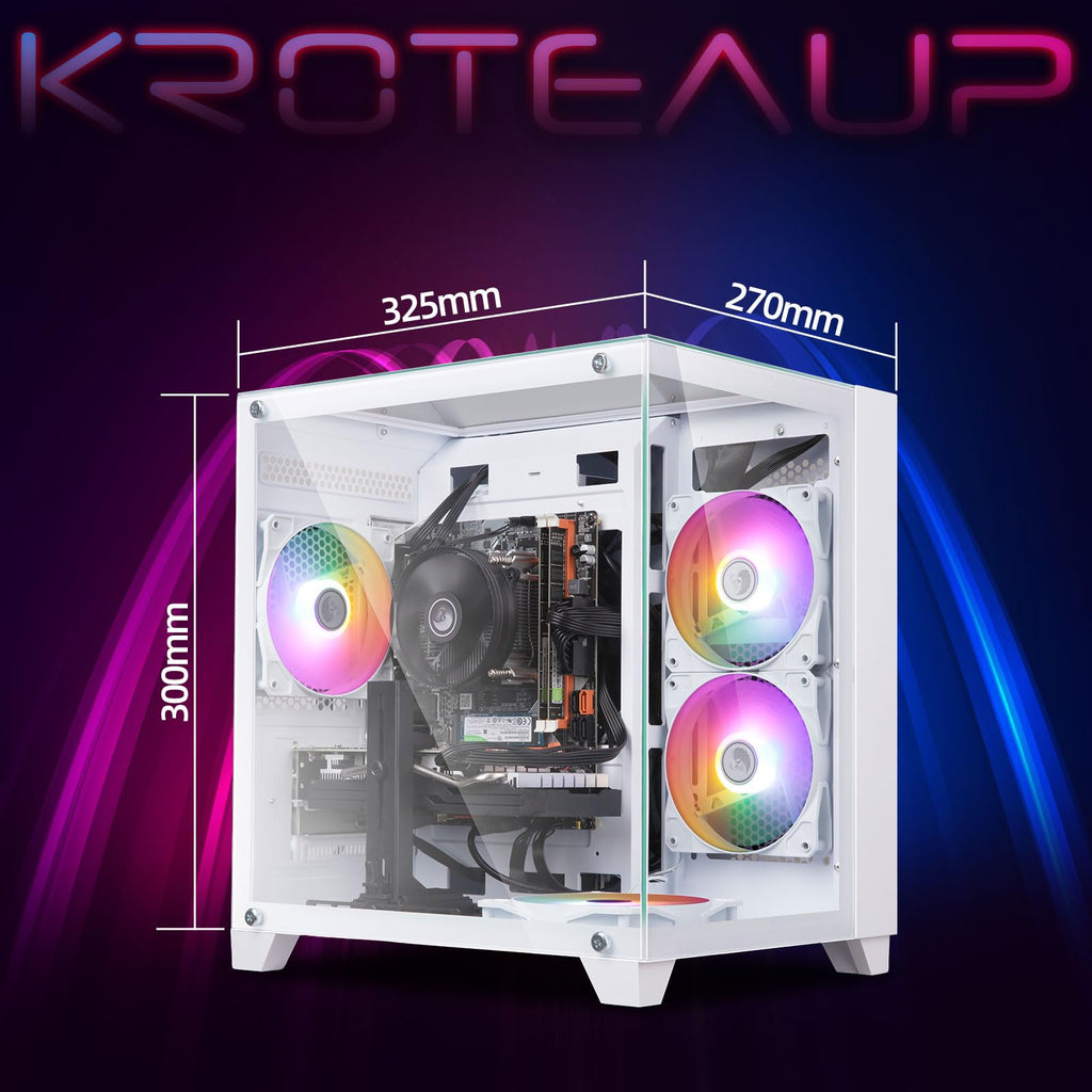 Gaming PC Desktop Computer, Intel Core I7, GTX 1050 Ti 4GB,16G RAM,512G SSD