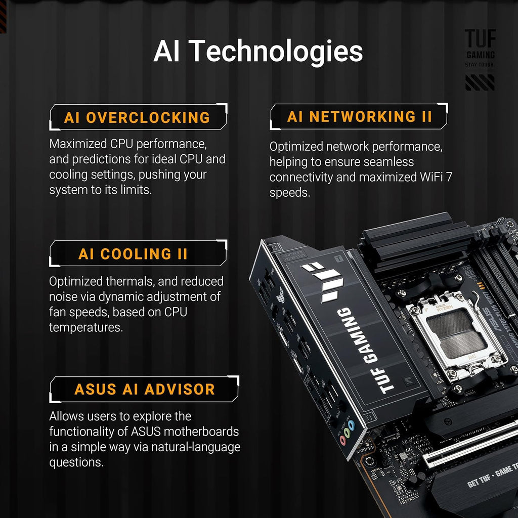 AMD Ryzen 9 9950X3D Processor with ASUS ROG Strix X870E-E R2 Motherboard