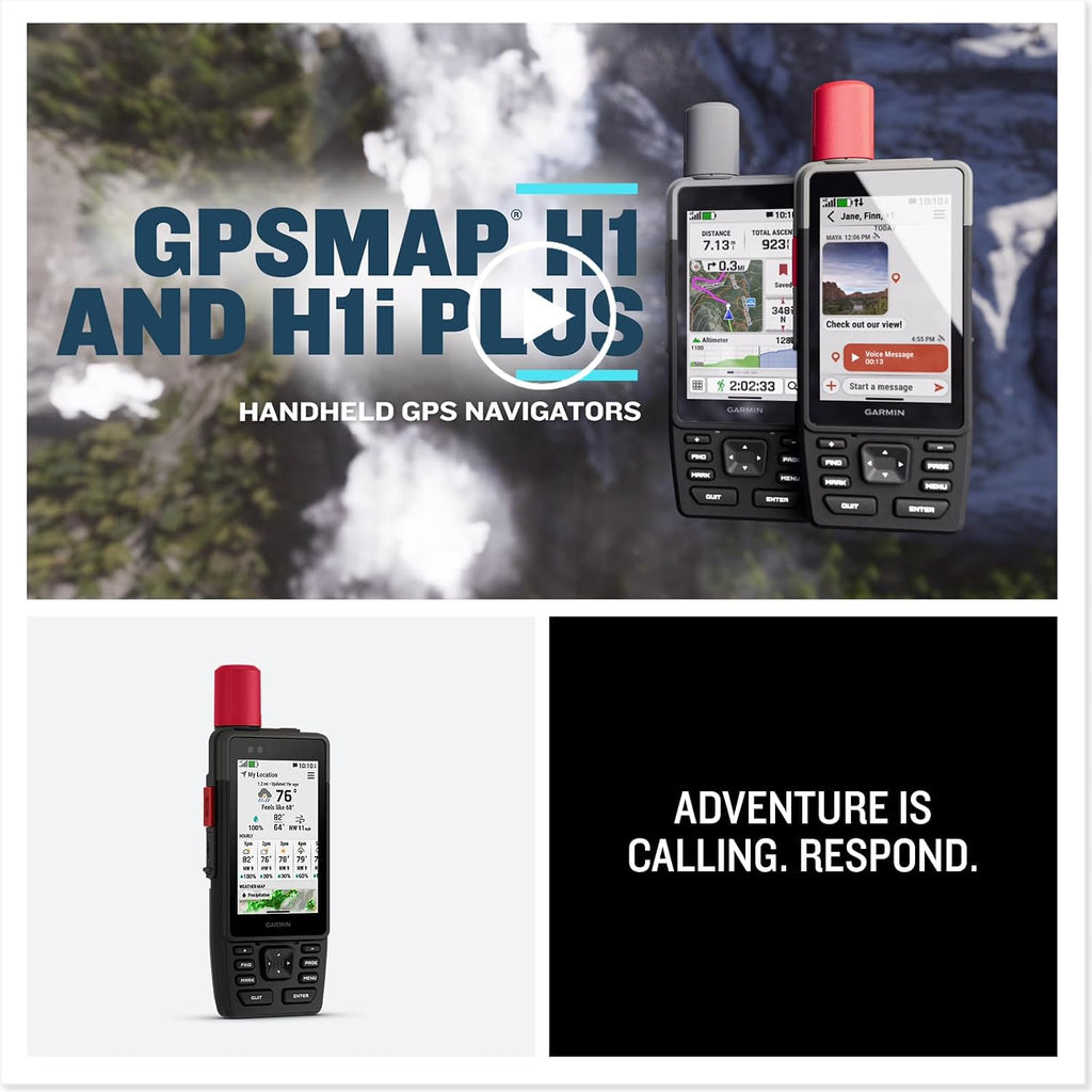 Garmin GPSMAPÂ® H1i Plus, GPS Handheld Navigator, inReachÂ® Plus Technology