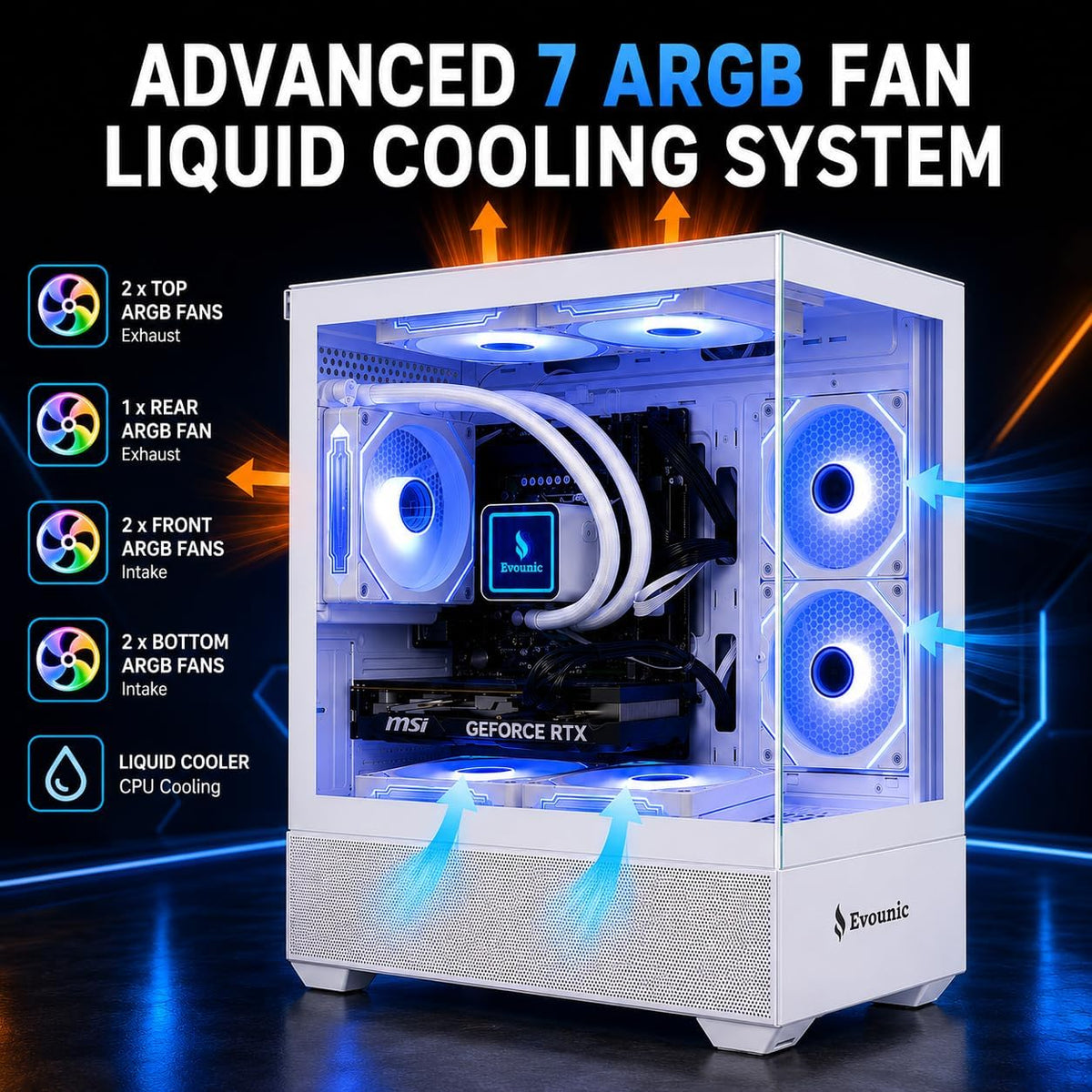 Gaming Desktop PC Computer 12-Core Processor Radeon RX580 GDDR5