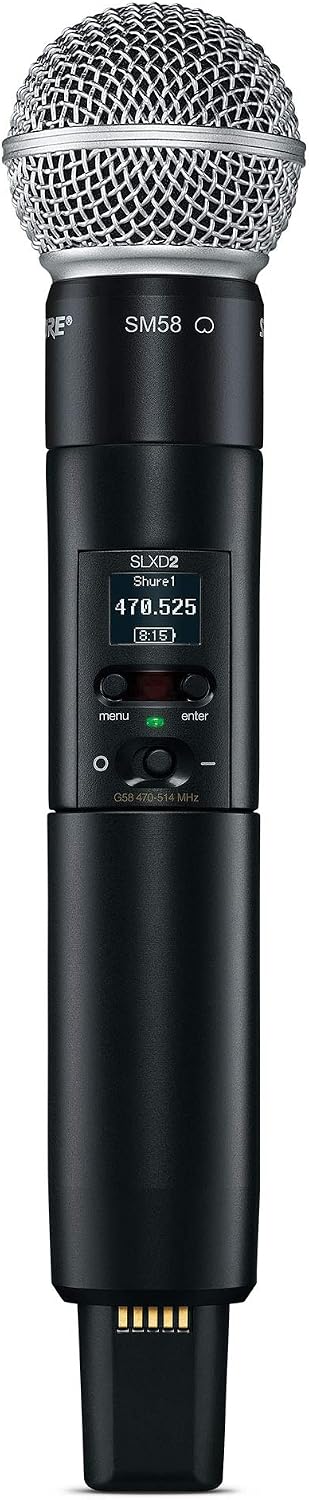 Shure SLXD124/85 Combo Wireless Handheld and Lavalier Microphone System - H55 Band