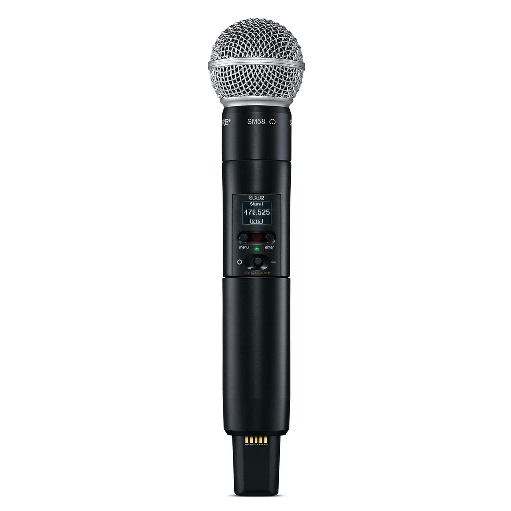 Shure SLXD24D/SM58 Dual Wireless Vocal System - H55 Band