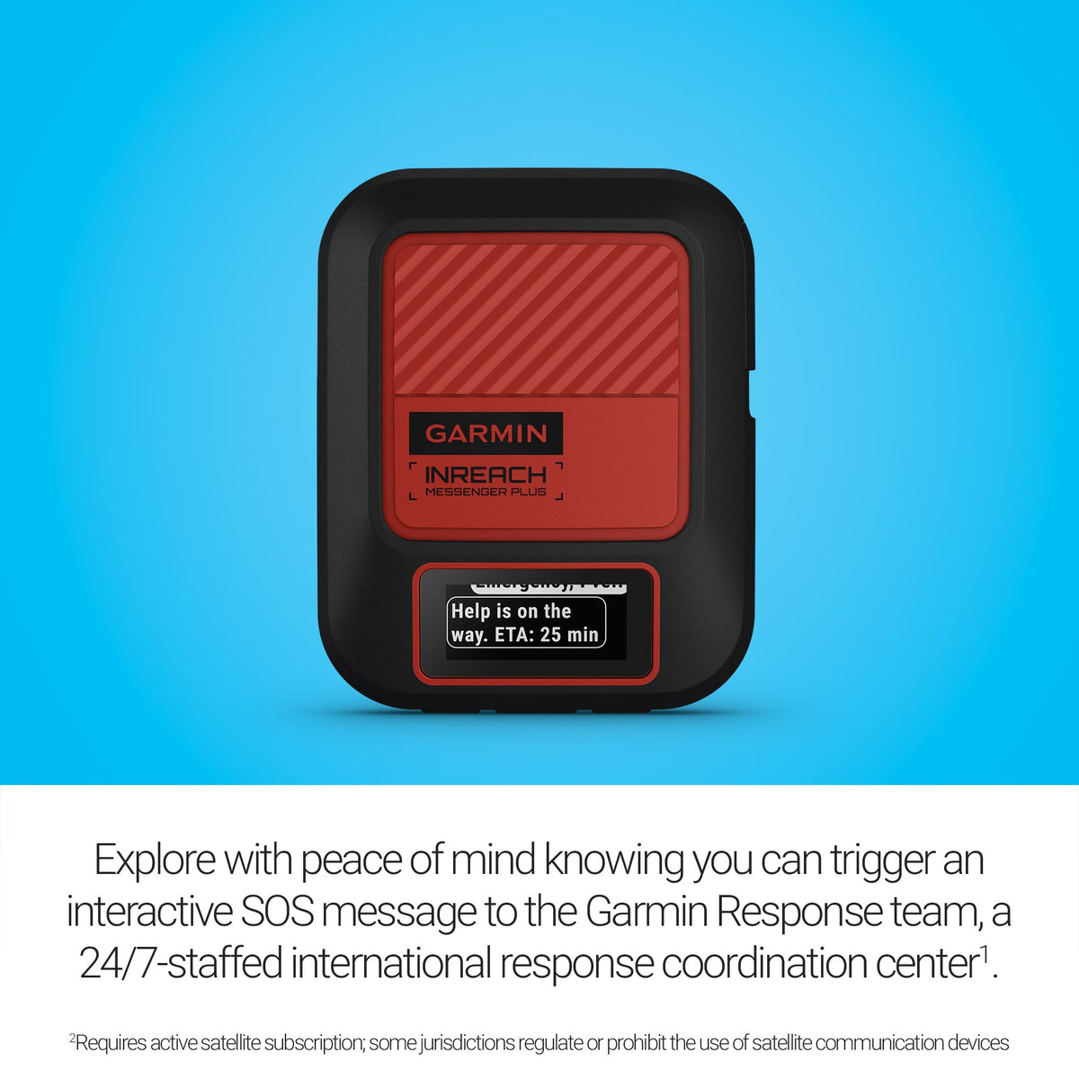 Garmin inReachÂ® Messenger Satellite Communicator, Global Two-Way Messaging
