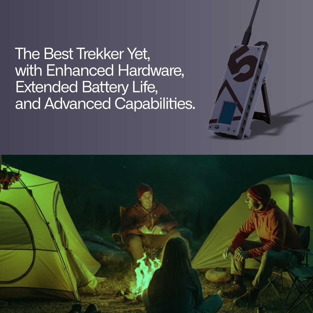 Trekker Delta Off-Grid LoRa GPS Radio, ATAK Meshtastic Communicator