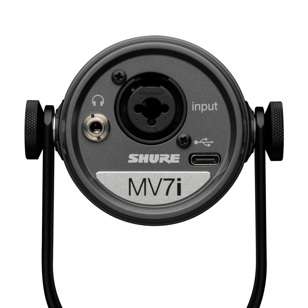 Shure MV7X XLR Dynamic Podcast & Recording Microphone - Black