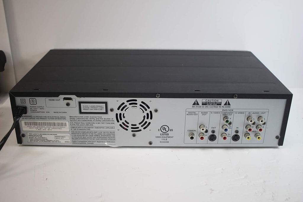 Magnavox VHS to DVD Recorder VCR Combo w/ Remote, HDMI