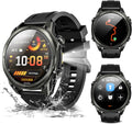Anywise W1 GPS Smart Watches for Men, 6 Satellite Positioning, 50M Waterproof Fitness Tracker, 1.43'' AI Mens Smart Watch for Android Phone/iphone compatible,Answer/Make Call/12 Days Battery