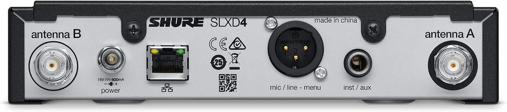 Shure SLXD124/85 Combo Wireless Handheld and Lavalier Microphone System - G58 Band