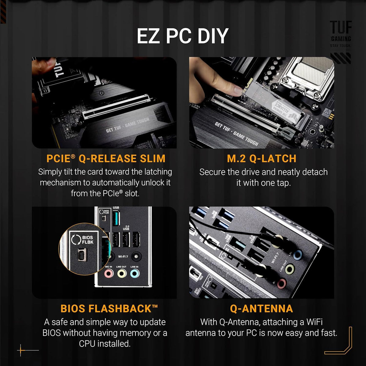 AMD Ryzen 9 9950X3D Processor with ASUS ROG Strix X870E-E R2 Motherboard