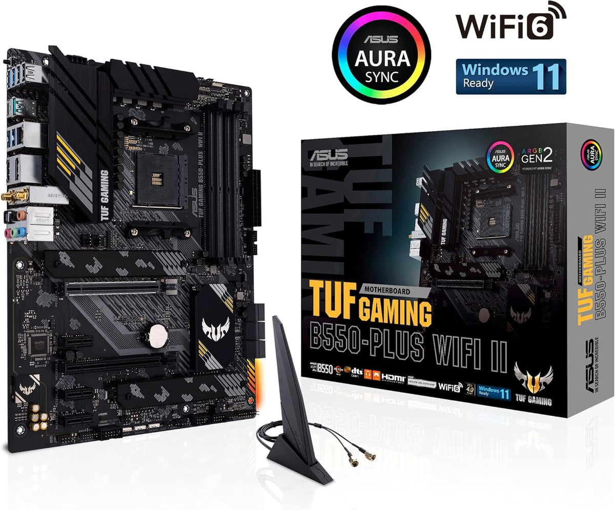 MICRO CENTER AMD 5500 Processor with ASUS TUF Gaming A520M Plus Motherboard