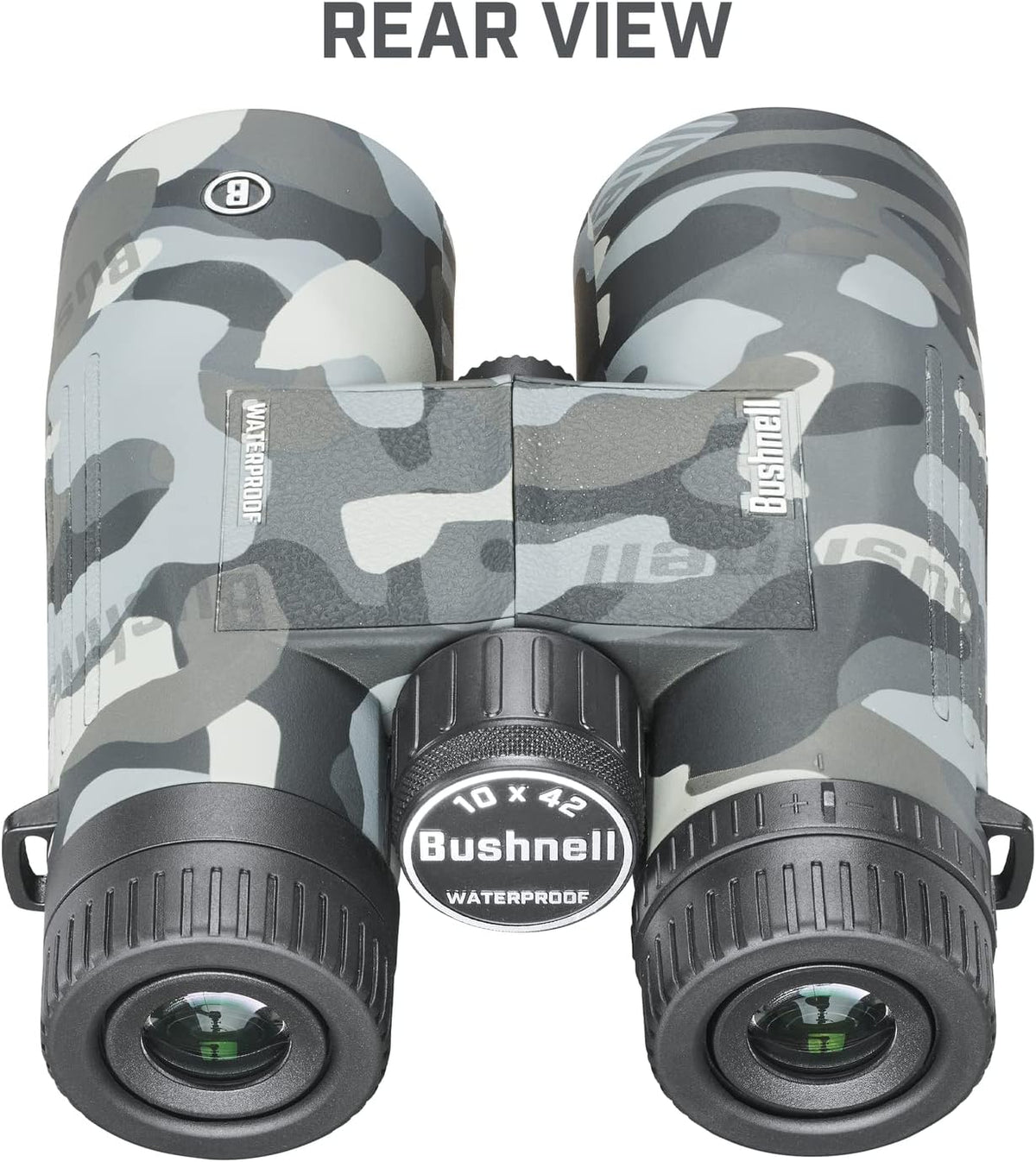 Bushnell Blackout Camo 10x42 IPX7 Waterproof Binoculars with Fully-Multi Coated Lenses and Durable Rubber Armor, Binoculars for Hunting, Boating Birdwatching