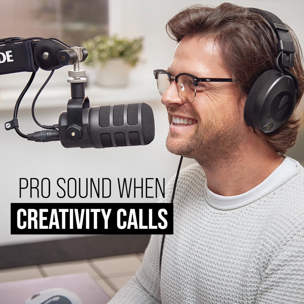 RÃDE PodMic USB Dynamic Broadcast Microphone, XLR + USB-C