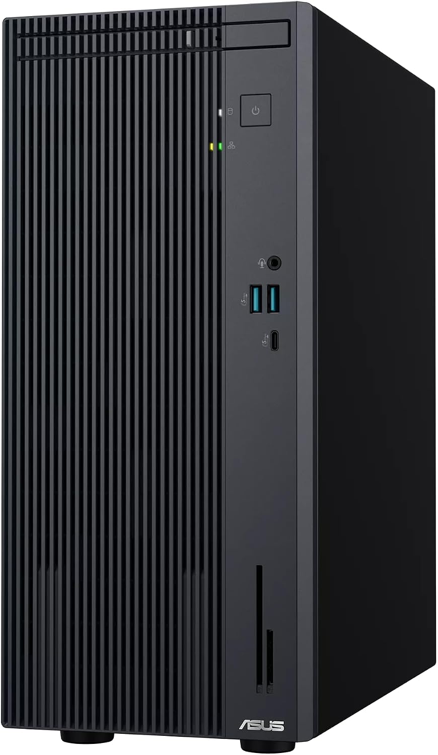 ASUS V500 Mini Tower 15L Desktop, 10-Core Intel Core i7-13620H Processor, 16GB RAM 512GB SSD, Windows 11 Home, Wired Keyboard & Mouse with PLUSERA 8-in-1 Hub, Gray