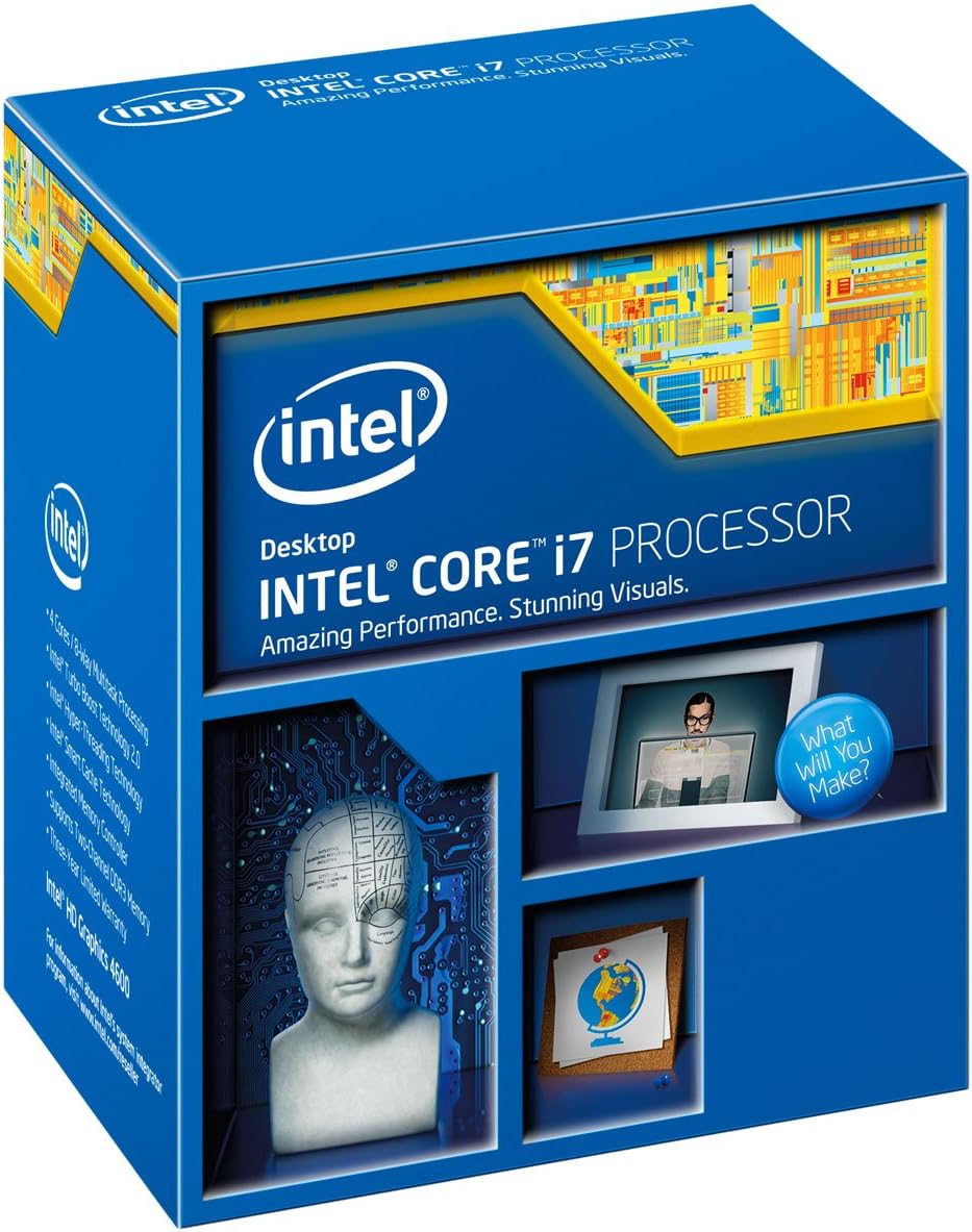 Intel CORET 4 4 LGA 1156 CPU, BX80646I74790S