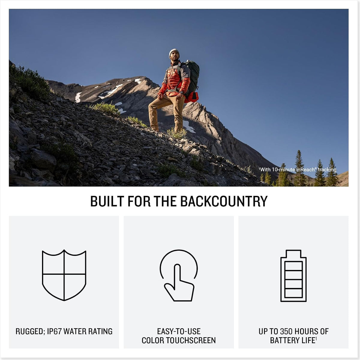 Garmin inReachÂ® Mini 3 Plus, SOS Satellite Communicator