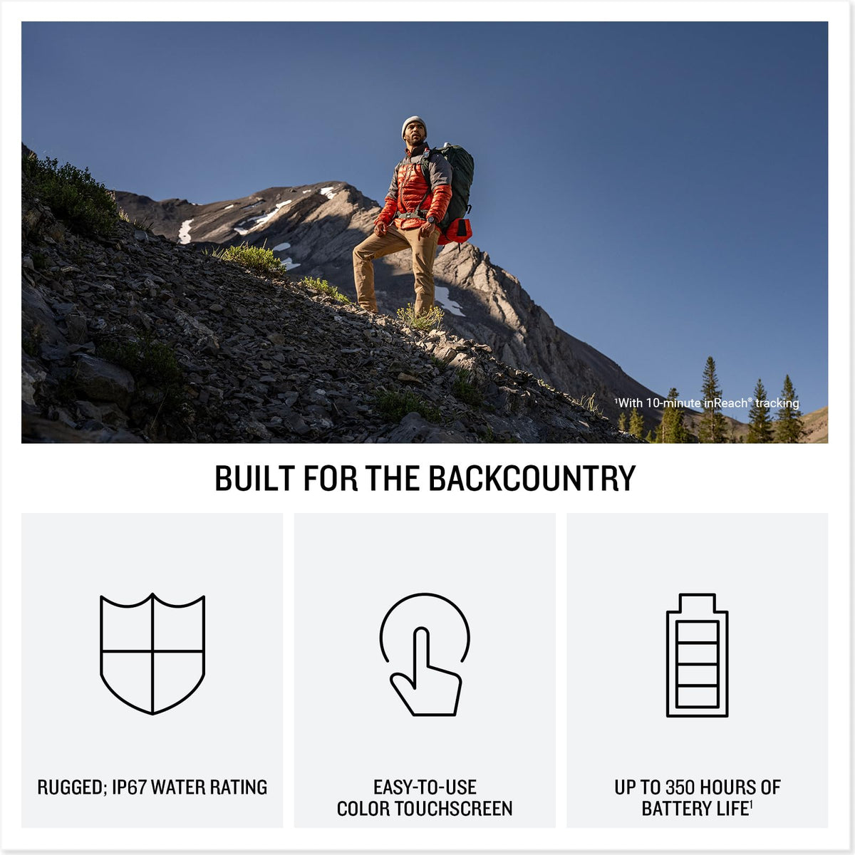 Garmin inReach Mini 3 Plus Satellite Communicator Color Touchscreen Bundle