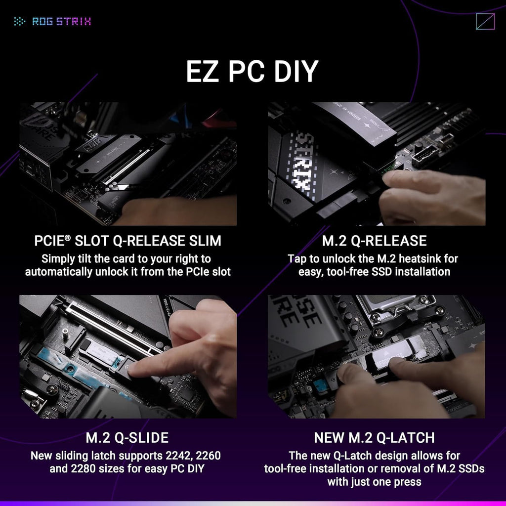 AMD Ryzen 9 9950X3D Processor with ASUS ROG Strix X870E-E R2 Motherboard
