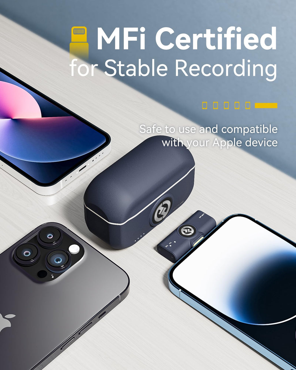 Hollyland Lark M2 Wireless Microphone for iPhone/Camera/Android/PC, 48kHz/24-bit High Fidelity Audio, 300m Range, Noise Cancelling, 40h Use, YouTube, Vlog, Streaming (Black, with Camera RX + USB-C RX)