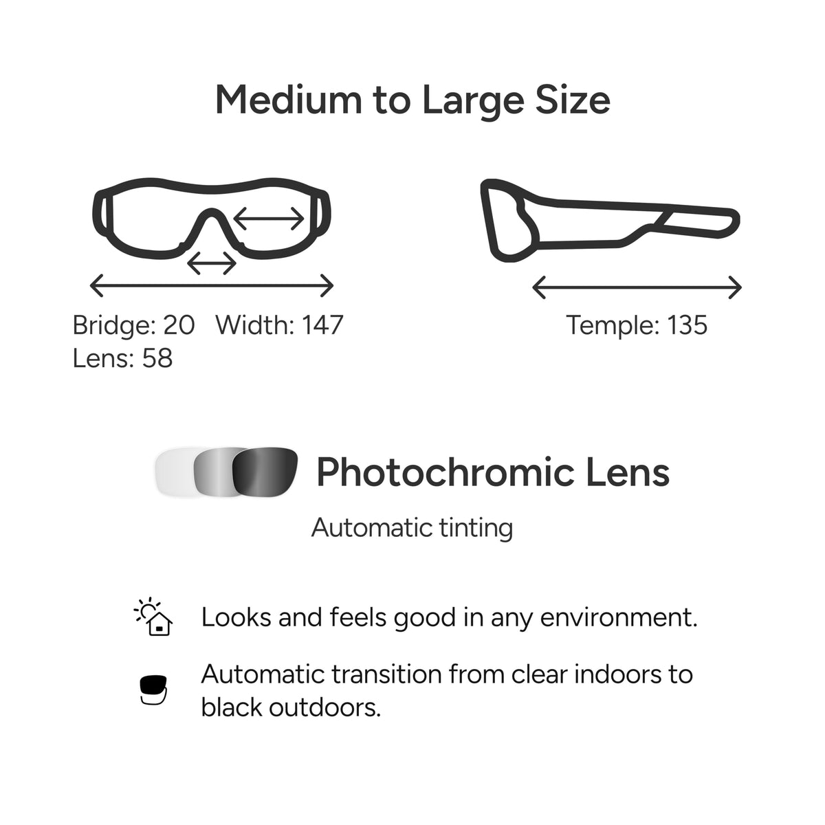 Lucyd Armor Smart Safety Glasses, TR90 Frame, Light Adaptive Lenses, Open Ear Speakers & Microphone - ANSI Z87.1