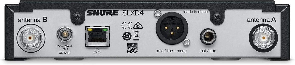 Shure SLXD124/85 Combo Wireless Handheld and Lavalier Microphone System - H55 Band