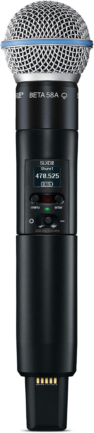 Shure SLXD124/85 Combo Wireless Handheld and Lavalier Microphone System - G58 Band