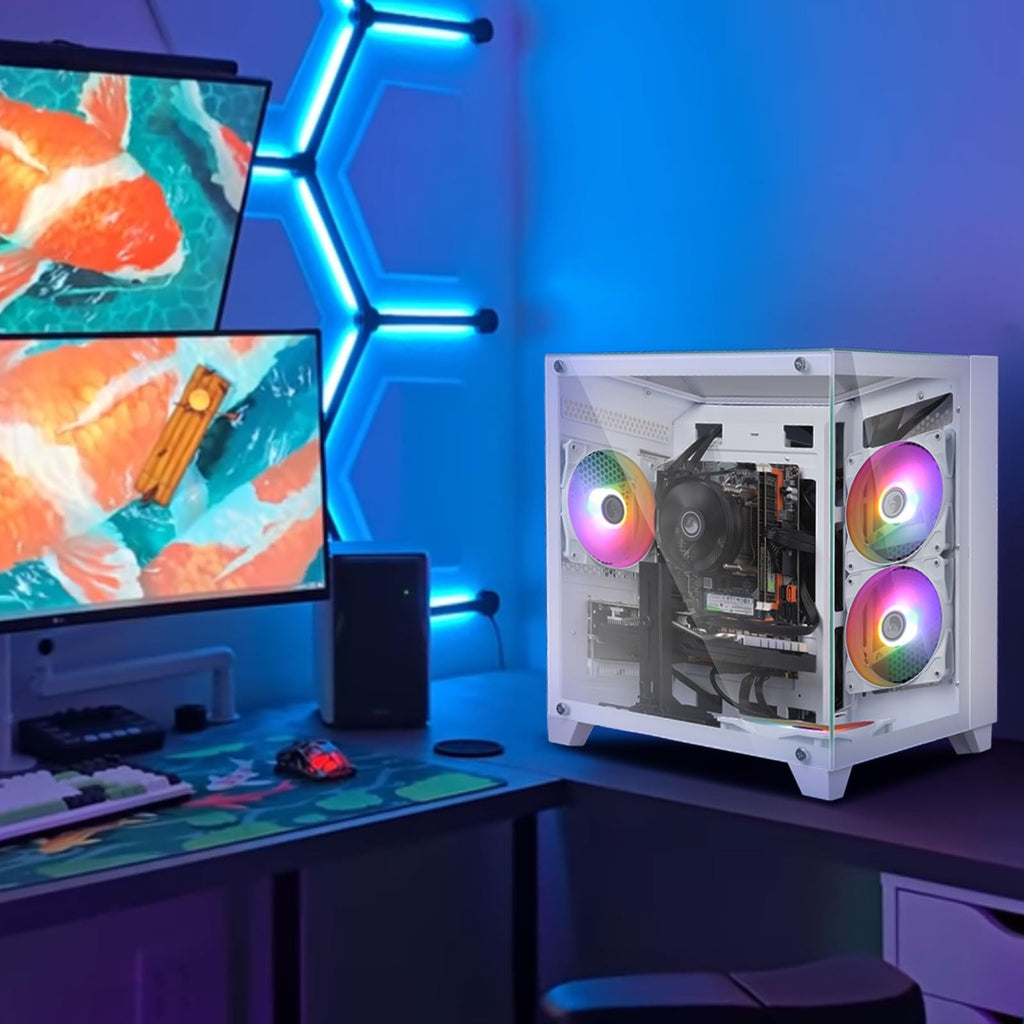Gaming PC Desktop Computer, Intel Core I7, GTX 1050 Ti 4GB,16G RAM,512G SSD