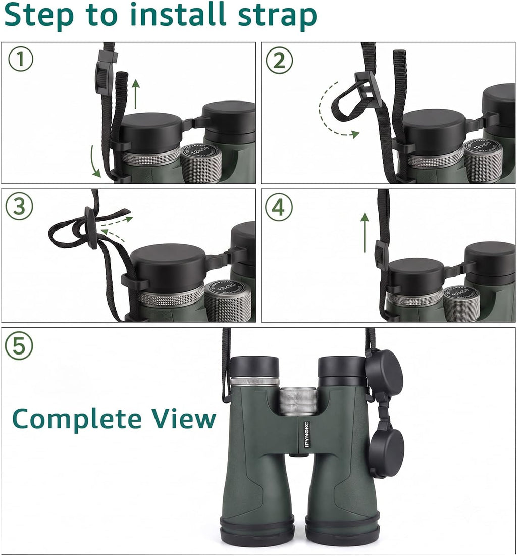 12x50 UHD Binoculars for Adults High Powered Waterproof