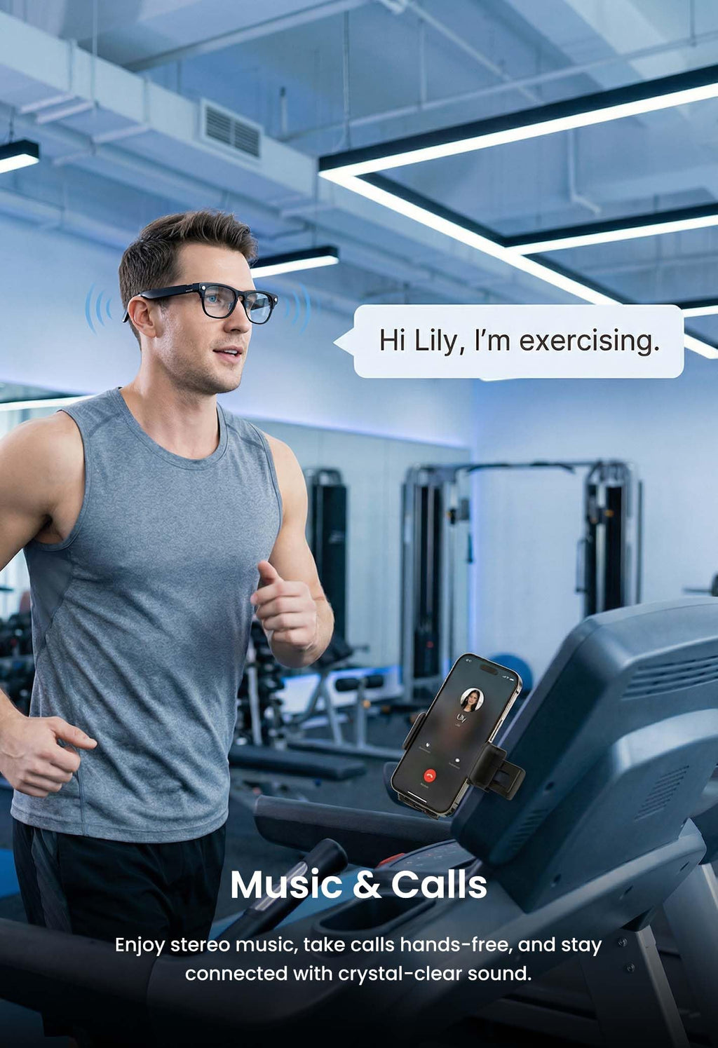 G5 AI Smart Glasses with Camera, 13MP Recording Glasses for Big Heads - XXL