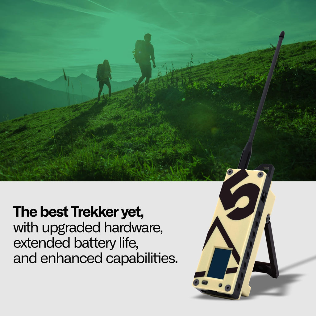 Trekker Delta Off-Grid LoRa GPS Radio, ATAK Meshtastic Communicator