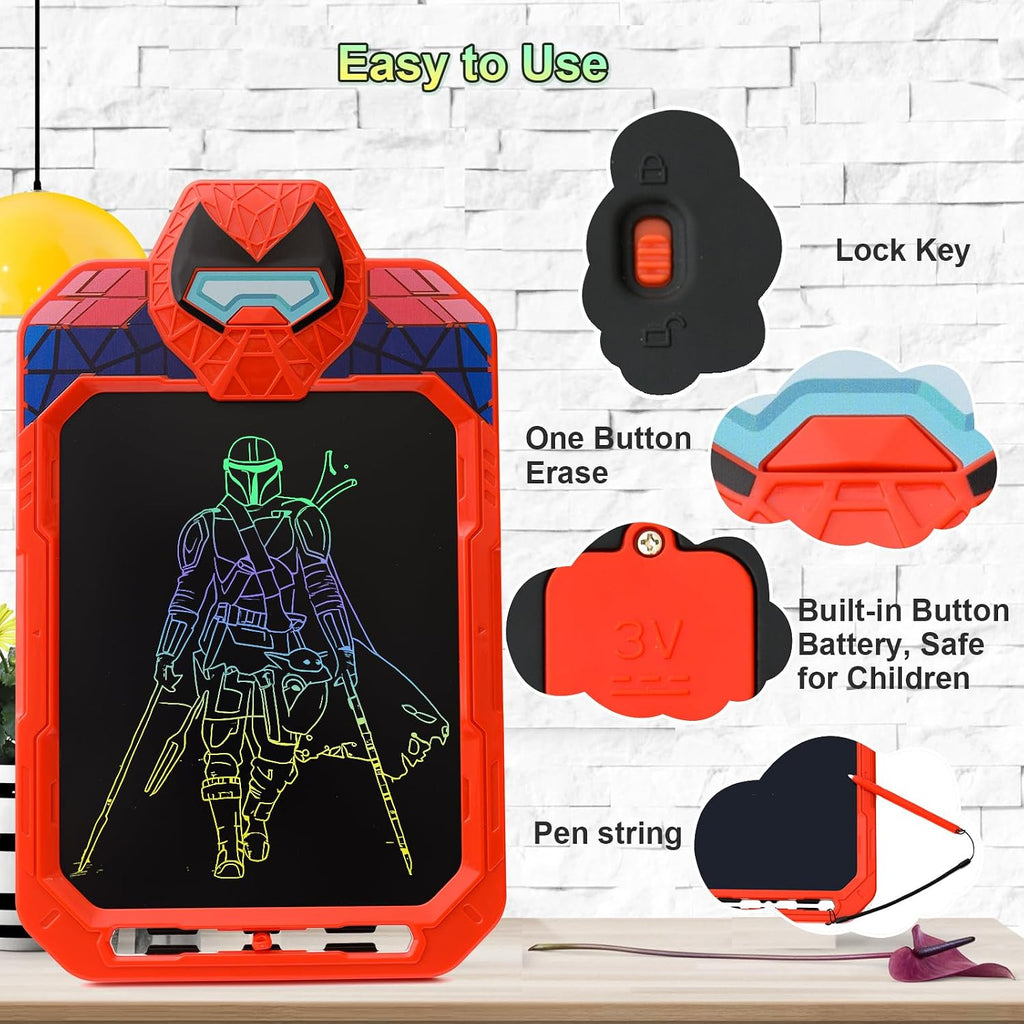 LCD Writing Tablet for Kid, Spider Design Drawing Pad, 10 Inch