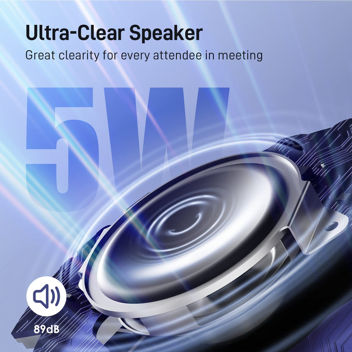 EMEET Luna Plus Kit Conference Speaker and Microphone with 8+1 Mics
