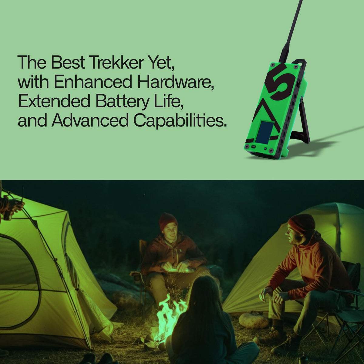Trekker Delta Off-Grid LoRa GPS Radio, ATAK Meshtastic Communicator