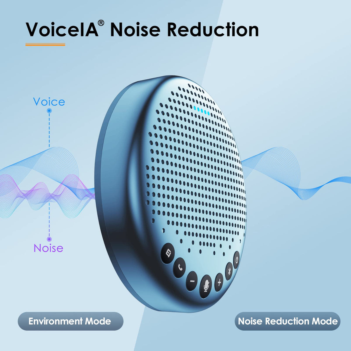 EMEET Luna Plus Kit Conference Speaker and Microphone with 8+1 Mics