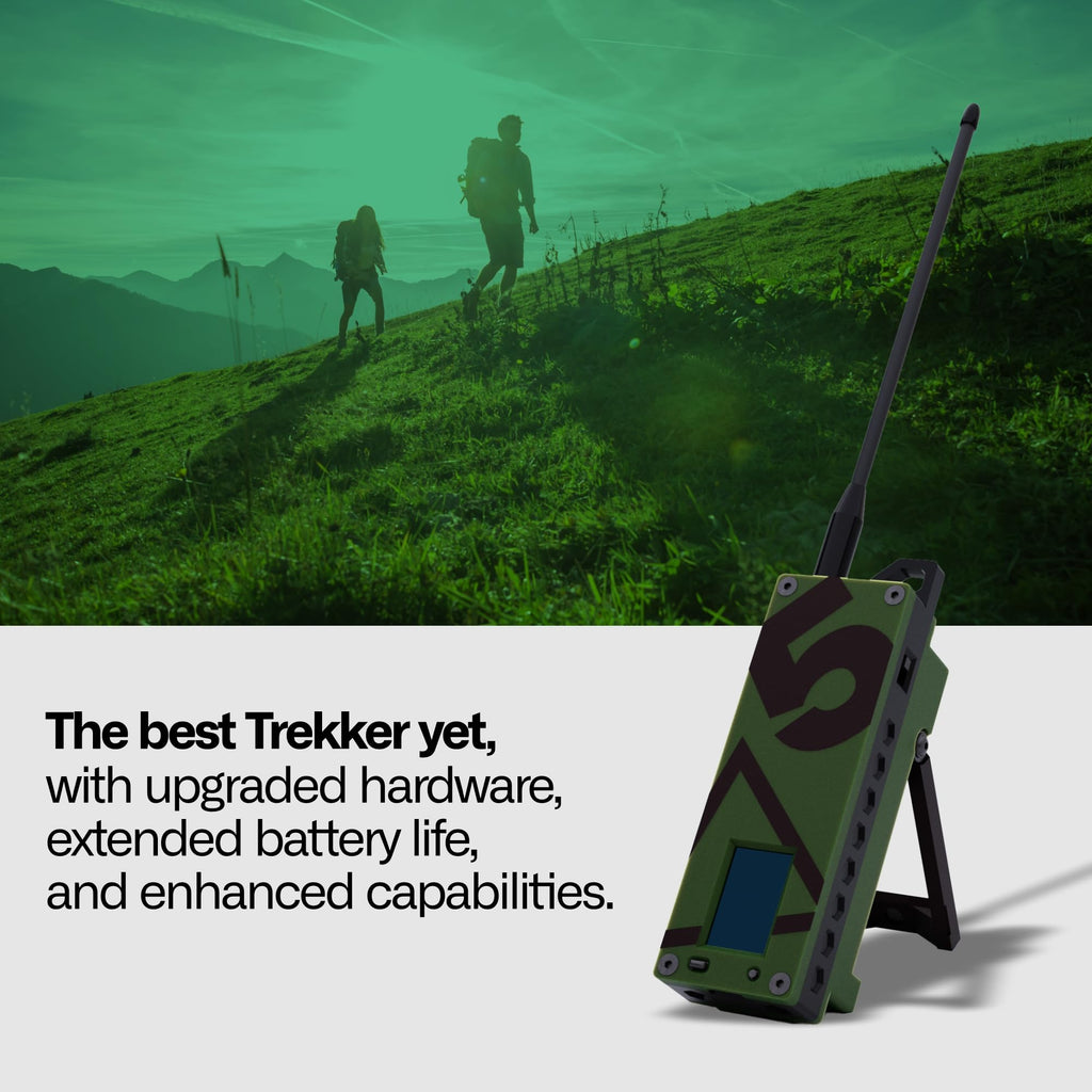 Trekker Delta Off-Grid LoRa GPS Radio, ATAK Meshtastic Communicator