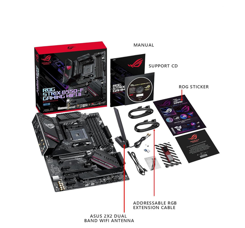 MICRO CENTER AMD 5500 Processor with ASUS TUF Gaming A520M Plus Motherboard