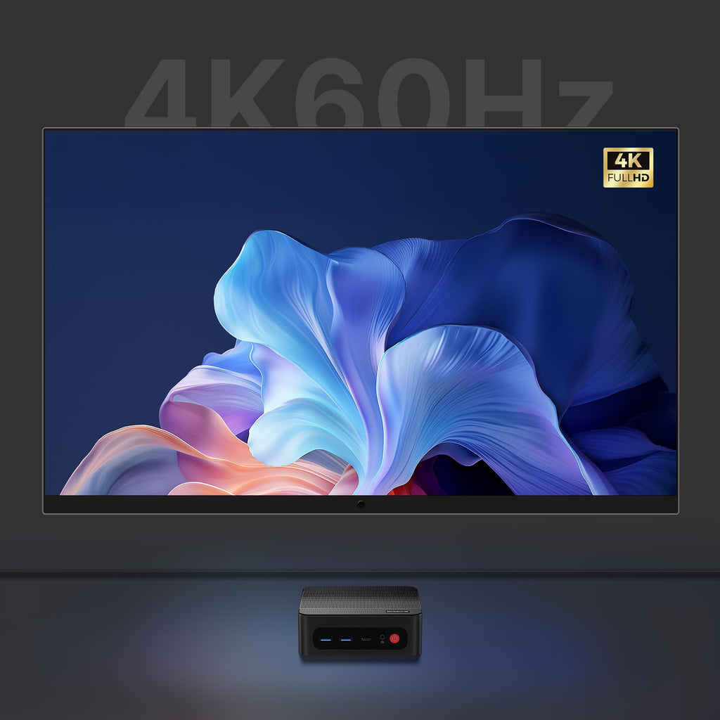 BOSGAME E4 Air Mini PC, AMD Ryzen 5 3500U 8GB DDR4 256GB SATA SSD