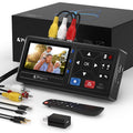 Portta VHS to Digital Converter, Video to Digital Recorder with Remote, Compatible with VHS, VCR, DVR, DVD, Hi8, Mini DV, Gaming Consoles (VCR, VHS/DVD Player, Camcorder Required)