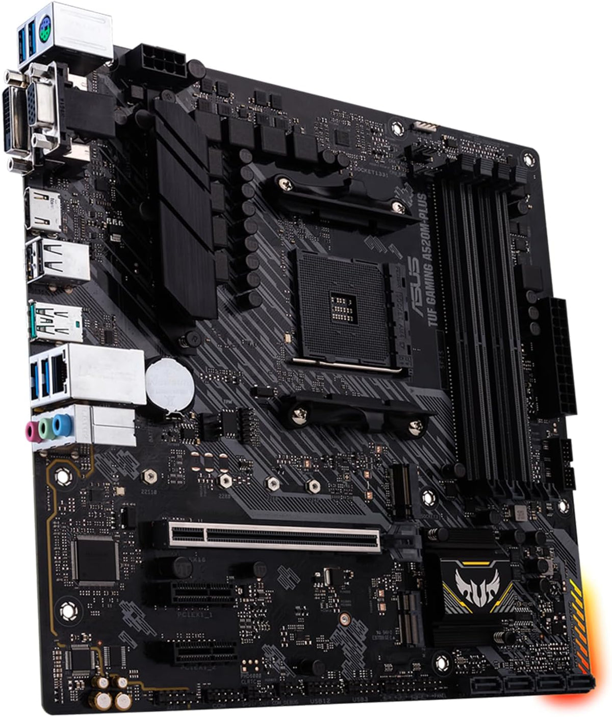 MICRO CENTER AMD 5500 Processor with ASUS TUF Gaming A520M Plus Motherboard