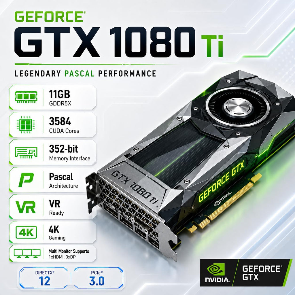 Gaming Desktop PC Computer 12-Core Processor Radeon RX580 GDDR5