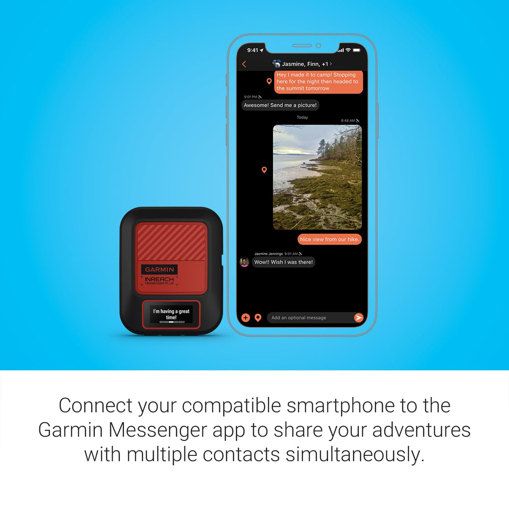 Garmin inReachÂ® Messenger Satellite Communicator, Global Two-Way Messaging