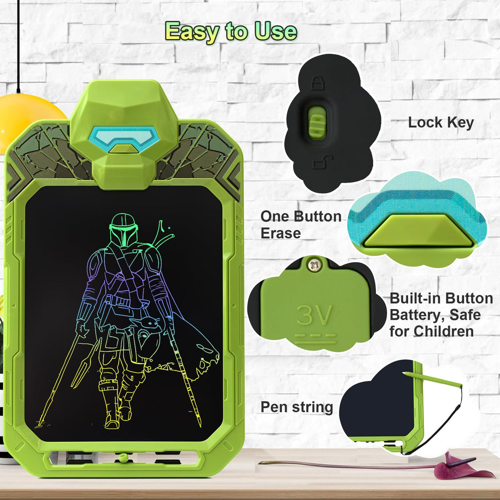 LCD Writing Tablet for Kid, Spider Design Drawing Pad, 10 Inch