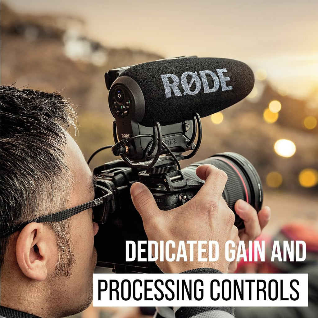 RÃDE VideoMic Pro+ Premium On-Camera Shotgun Microphone with High-Pass