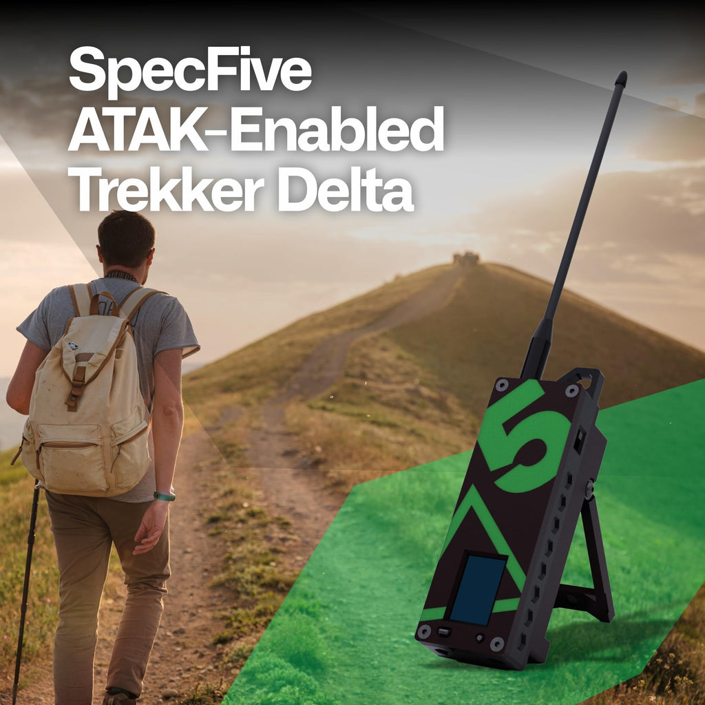 Trekker Delta Off-Grid LoRa GPS Radio, ATAK Meshtastic Communicator