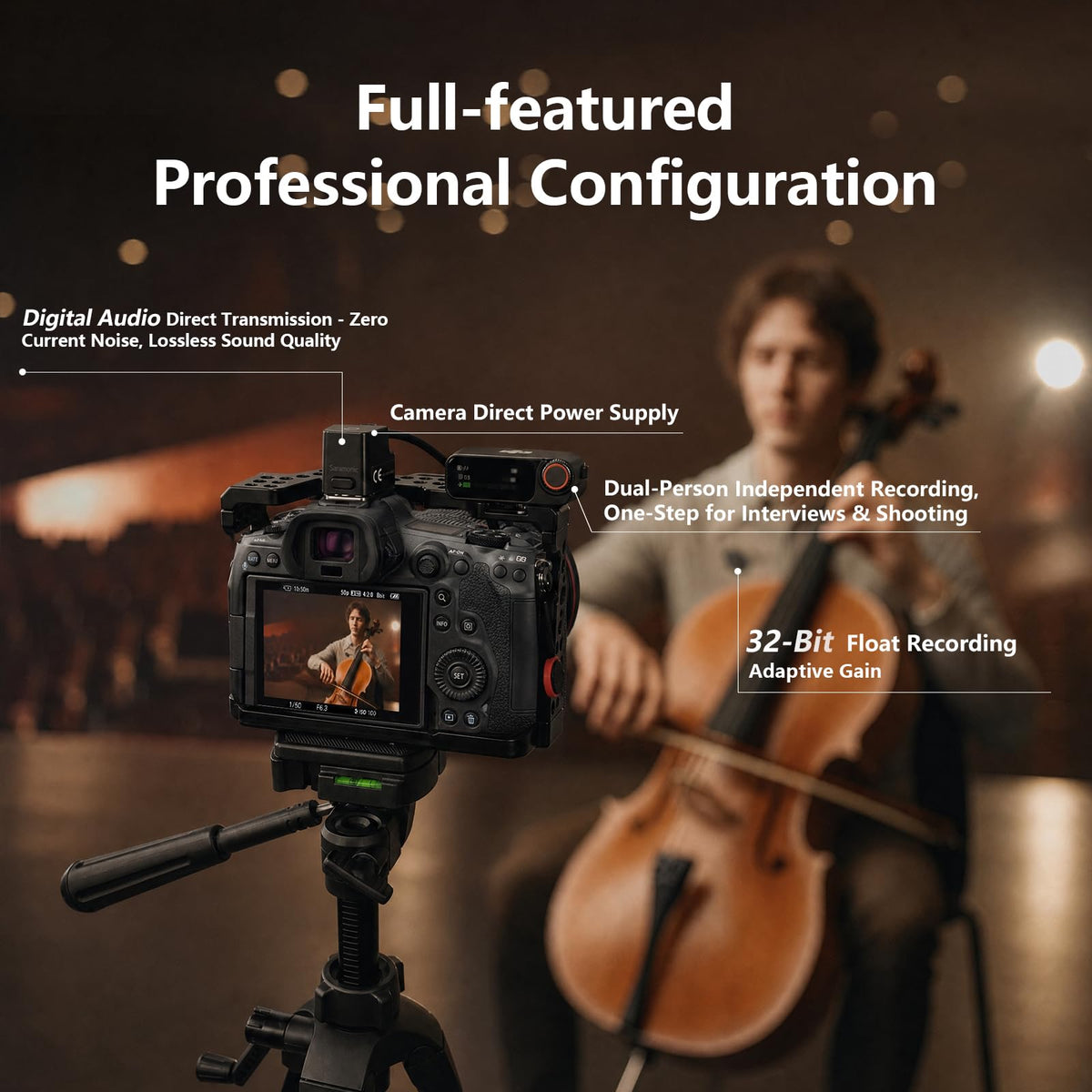 DJI Mic 3 (2 TX + 1 RX + Charging Case) + Lightning Adapter