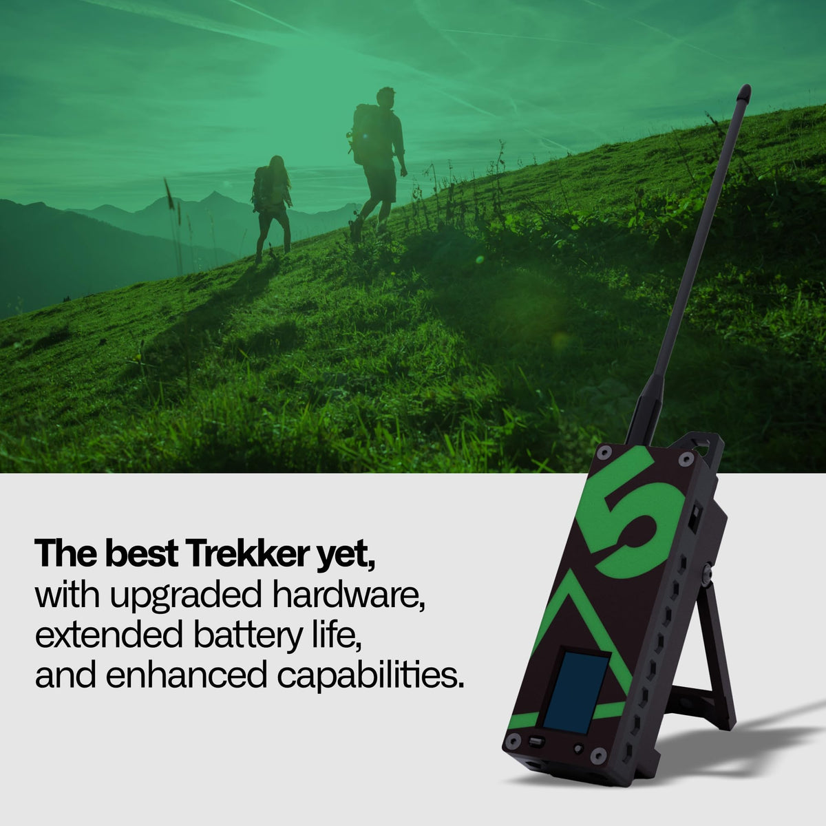 Trekker Delta Off-Grid LoRa GPS Radio, ATAK Meshtastic Communicator