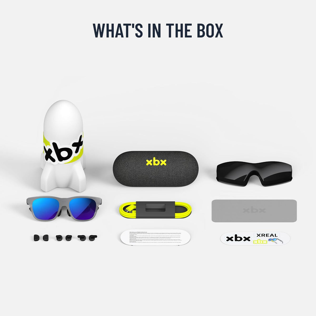 XREAL xbx a01+ AR Glasses, 147'' Big-Screen Display for Movies & Gaming
