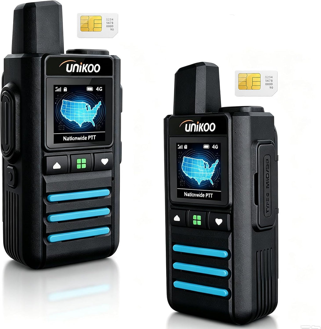 Global 4G LTE POC Walkie Talkies Unlimited Range Long Range Two Way Radio