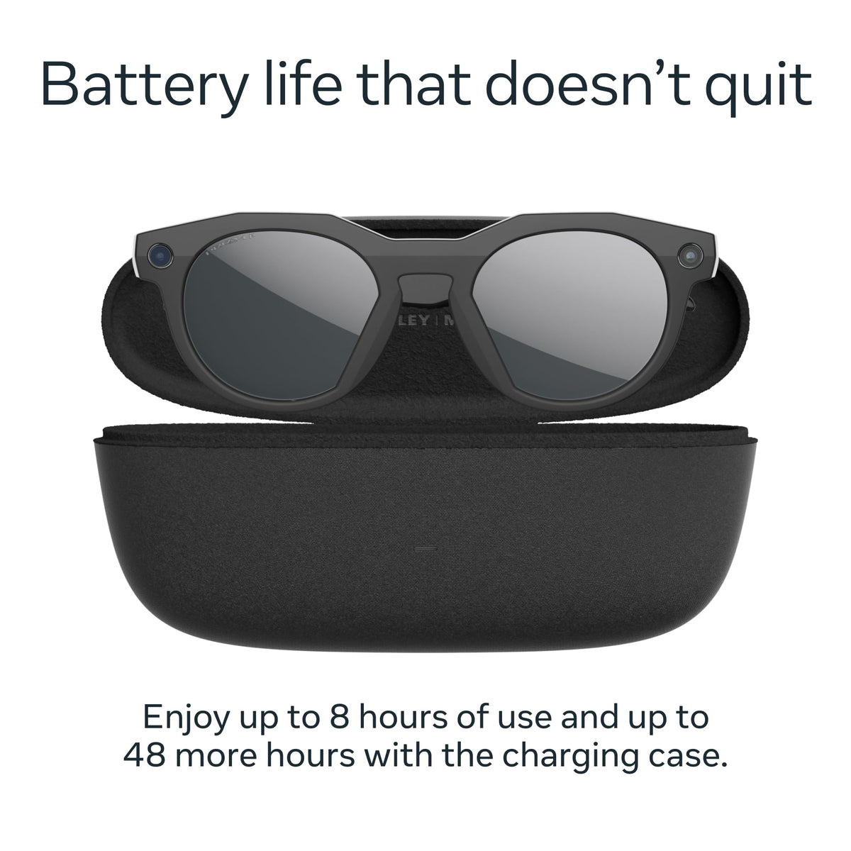Meta Oakley HSTN Smart AI Glasses Clear, Transitions Grey