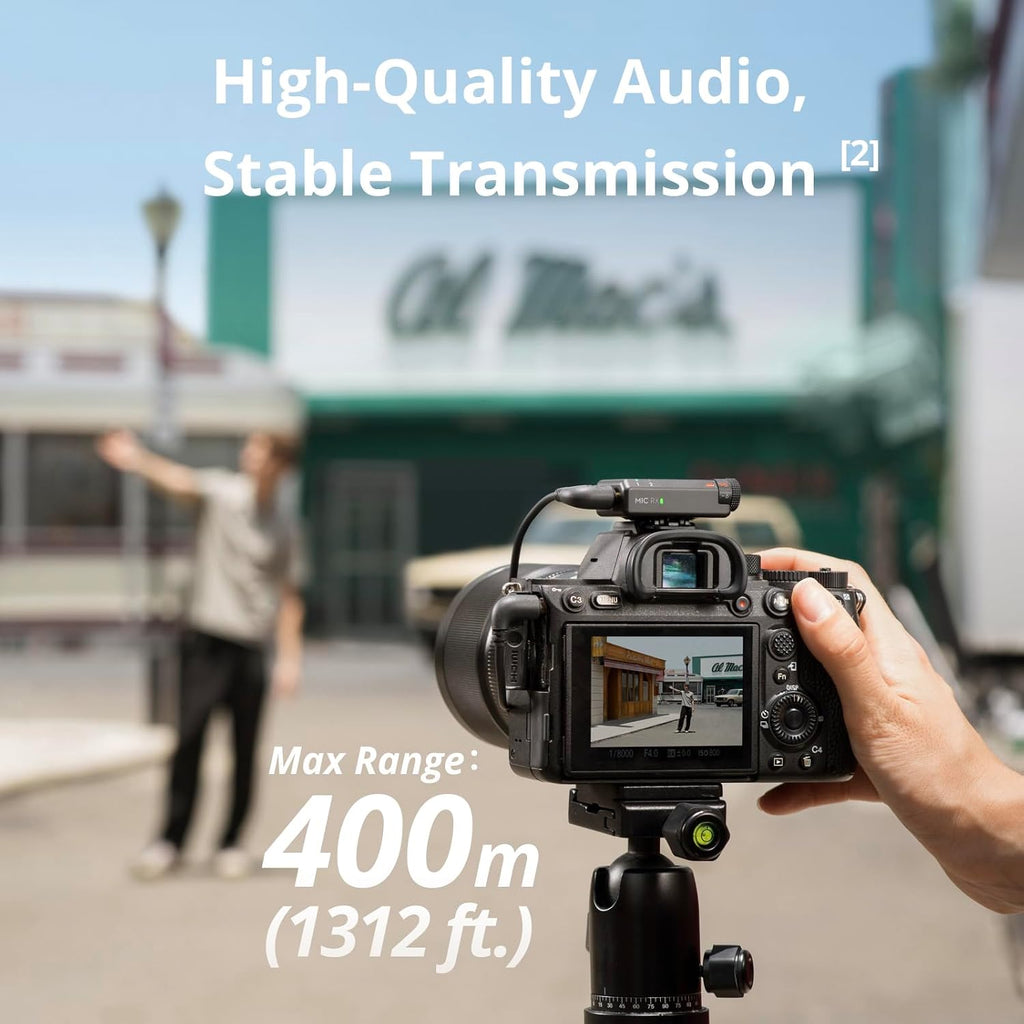 DJI Mic Mini Combo + Silicone Case + Colorful Wind Muff + Selfie Light