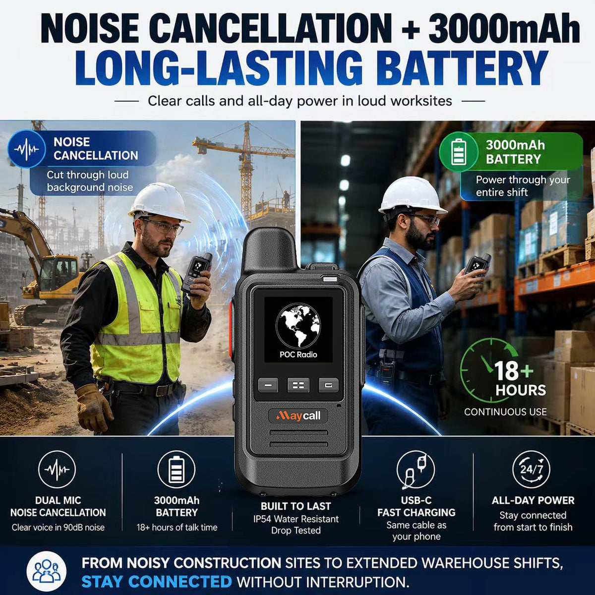 Global Lifetime Free Rapid 4G LTE PoC Radio Walkie Talkies Unlimited Range